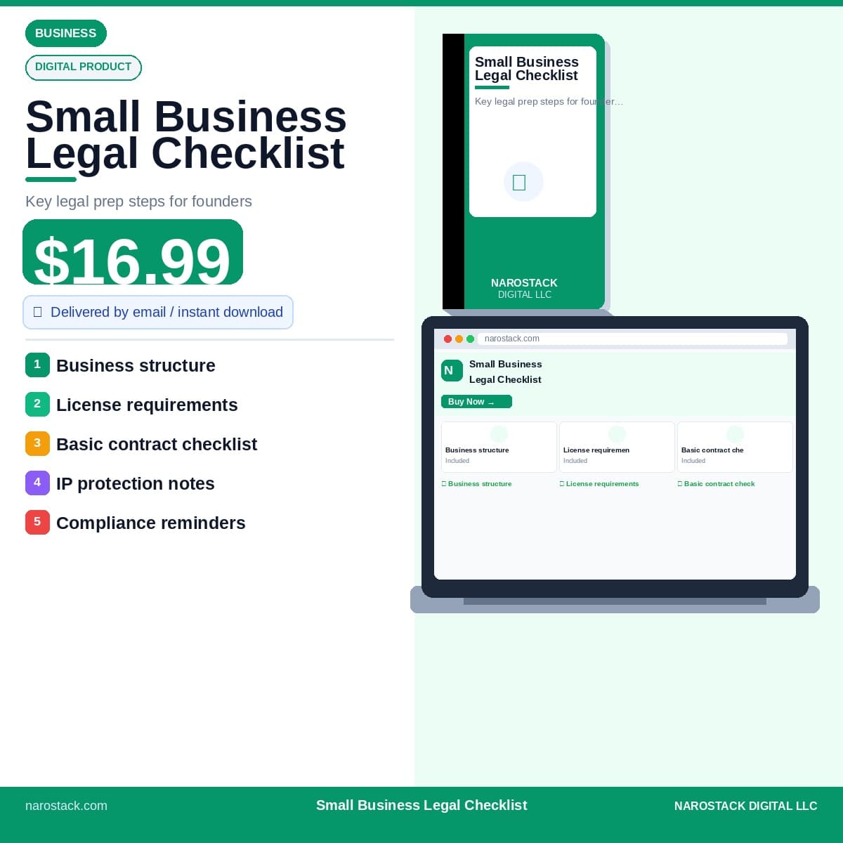 Small Business Legal Checklist