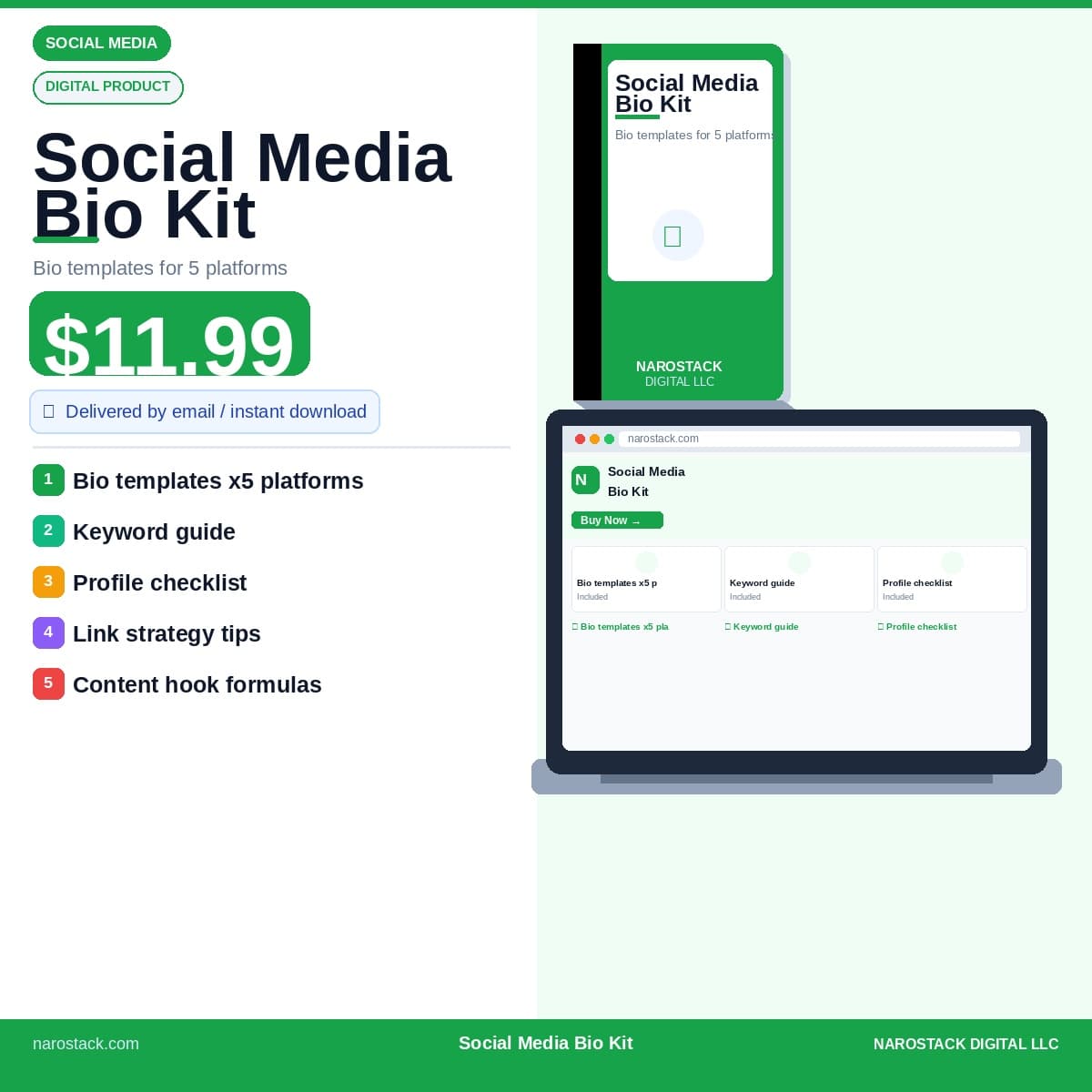 Social Media Bio Kit