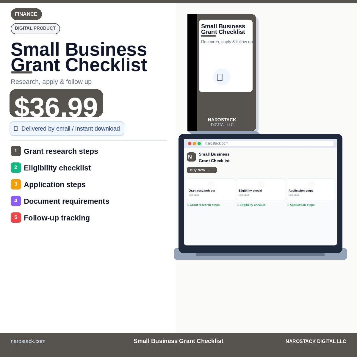 Small Business Grant Checklist