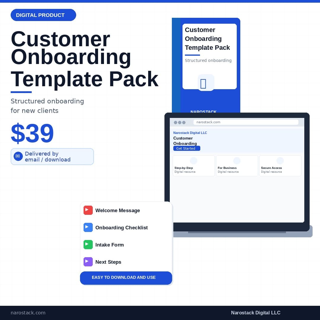 Customer Onboarding Template Pack